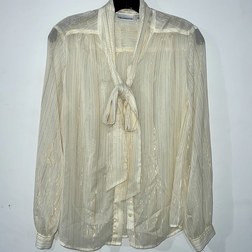 Holiday Blouse with Bow